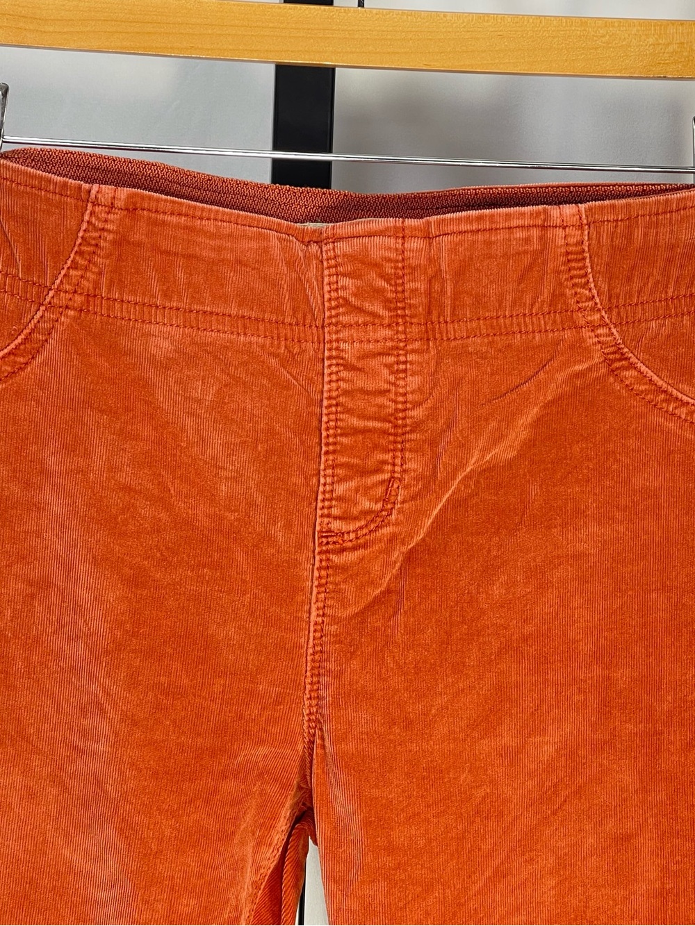 We The Free “Jayde Jean” in Rust Corduroy Flare Pants w/elastic waist! 70s boho - Picture 2 of 10